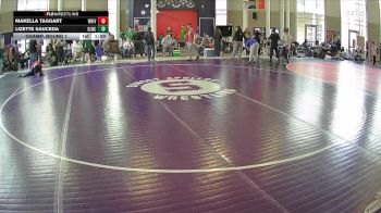 100 lbs Champ. Round 1 - Lizette Sauceda, Glencoe vs Makella Taggart, White River