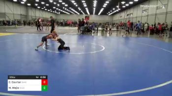 55 lbs Consolation - Chase Courter, Simmons Academy Wrestling Saw vs Maddox Mejia, Okwa