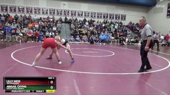 155 lbs Cons. Semi - Abigail Chyma, South Tama County vs Lilly Ness, Williamsburg