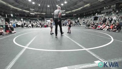 43 lbs Rr Rnd 1 - Carly Holtz, Coweta Tiger Wrestling vs Arlo Fitzsimmons, TTWC Red