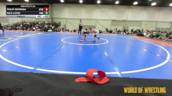 52 lbs Final - Philip Espinosa, Team Speed vs Nico Lopez, POWA 9U