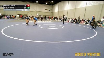 140 lbs Rr Rnd 5 - Teyanna Fields, Aztec Lady Warriors vs Shelby Coyle, Sisters On The Mat