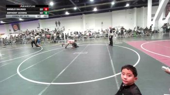 116 lbs Consi Of 16 #2 - Angelo Salinas, Silverback WC vs Anthony Acosta, Faito Wc