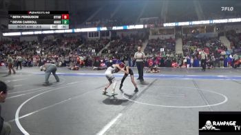 70 lbs Quarterfinal - Devyn Gugler, Olathe Raptor vs Paisley Newell, Clearwater