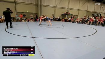 140 lbs Placement Matches (8 Team) - Mackenzie Blue, Texas Red vs Elle Kaufmann, Georgia Blue