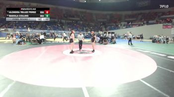 6A/5A Girls 235 Cons. Round 1 - Mahala Collins, Dallas Girls vs Alondra Tellez Perez, Beaverton Girls