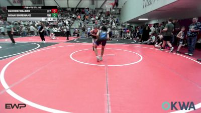 110 lbs Final - Kayden Walker, Tulsa Blue T Panthers vs Noah Shuemake, Viking Wrestling Club