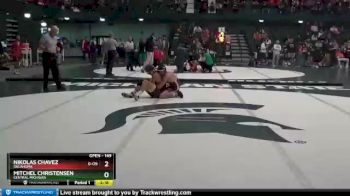 149 lbs Cons. Round 2 - Nikolas Chavez, Oklahoma vs Mitchel Christensen, Central Michigan