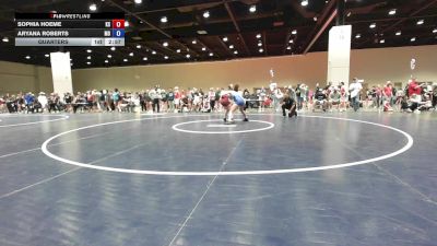 145 lbs Cons. Round 3 - Sophia Hoeme, KS vs Aryana Roberts, MO