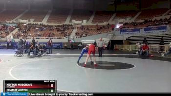 D4-120 lbs Cons. Round 1 - Keyton Musgrove, St. Johns vs Charlie Austin, Valley Union