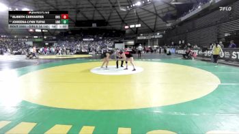 Girls 3A 140 lbs Cons. Round 3 - Joreena-Lynn Tupai, Lincoln (Tacoma) (Girls) vs EliBeth Cervantes, Shelton (Girls)
