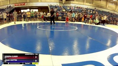 120 lbs Semifinal - Joseph Curry, OH vs Adam Mattin, OH