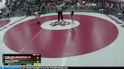 120 lbs Champ. Round 2 - Tysin Kealiinohomoku-Salcedo, Desert Oasis vs Micah Woods, Virgin Valley