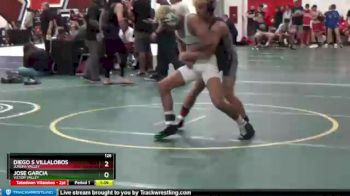 126 lbs Champ. Round 2 - Diego S Villalobos, Jurupa Valley vs Jose Garcia, Victor Valley