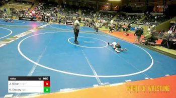 49 lbs Final - Jett Sidun, Hutchy Hammers vs Kohyn Deputy, Orchard WC