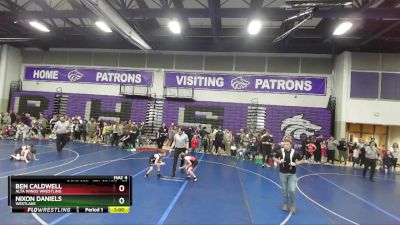 75 lbs Quarterfinal - Nixon Daniels, Westlake vs Ben Caldwell, Alta Wings Wrestling