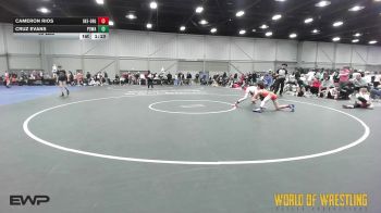 90 lbs 5th Place - Cameron Rios, OK Elite 14U Orange vs Cruz Evans, POWA 14U