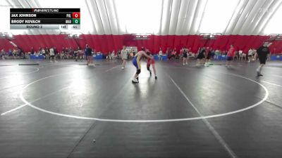 155-156 B Round 2 - Jax Johnson, Pulaski vs Brody Kovach, Mauston