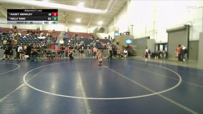 36 lbs Quarterfinal - Kelly King, Box Elder Stingers vs Kasey Merkley, Uintah Wrestling