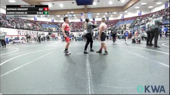 Semifinal - Mathias Gregory, Weatherford Youth Wrestling vs Aaron Chavez JR., Del City Little League Wrestling