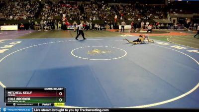 Champ. Round 1 - Mitchell Kelly, Pender vs Cole Broeker, Southern Valley