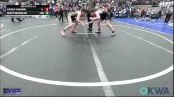 130 lbs Quarterfinal - Kaiden Kromer, F-5 Grappling vs Rhett Reynolds, D3 Wrestling Cluib
