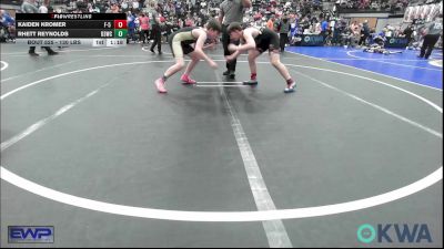 130 lbs Quarterfinal - Kaiden Kromer, F-5 Grappling vs Rhett Reynolds, D3 Wrestling Cluib