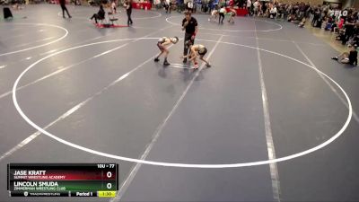 77 lbs Cons. Round 2 - Jase Kratt, Summit Wrestling Academy vs Lincoln Smuda, Zimmerman Wrestling Club