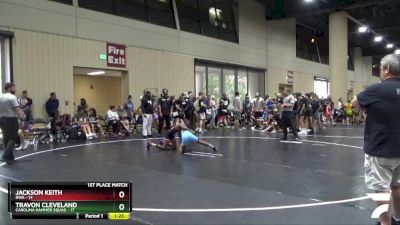 80 lbs Placement (16 Team) - Travon Cleveland, Carolina Hammer Squad vs Jackson Keith, RWA