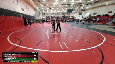 120 lbs Round 1 (4 Team) - Hunter Engelsen, Rock Canyon vs Amin Irgitov, Overland