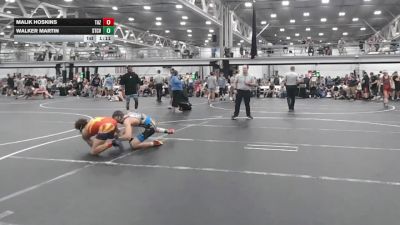 113 lbs Quarterfinals (8 Team) - Malik Hoskins, Team Arizona vs Walker Martin, Steller Trained Caij Vanda