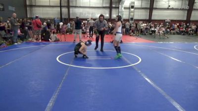 93 lbs Final - Zsofia Quiles, Unattached vs Addison Burke, Fightin Irish Wrestling Club