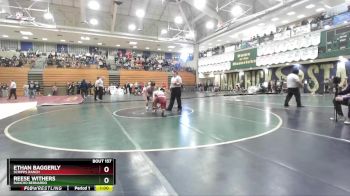 144 lbs Champ. Round 2 - Ethan Baggerly, Scripps Ranch vs Reese Withers, Rancho Bernardo