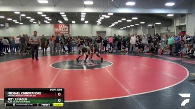 82 lbs Quarterfinal - Jet Lumagui, Bull Island Grappling vs Michael Christafore, Virginia Patriots Wrestling