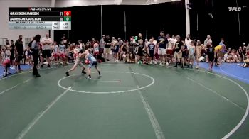 48 lbs Round 1 (4 Team) - Grayson Janezic, Triumph Trained vs Jameson Carlton, Journeymen Uprising