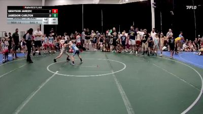 48 lbs Round 1 (4 Team) - Grayson Janezic, Triumph Trained vs Jameson Carlton, Journeymen Uprising