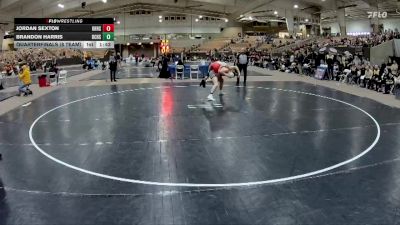 144 lbs Quarterfinals (8 Team) - Brandon Harris, Bradley Central High School vs Jordan Sexton, Knoxville Halls High School