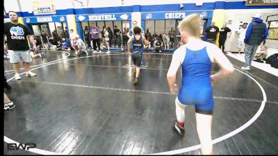75-83 lbs Rr Rnd 3 - Brecken Davis, Chieftain Wrestling Club vs Dejuan Fields, Tulsa Blue T Panthers