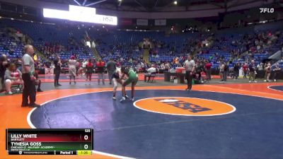 125 lbs Quarterfinal - Lilly White, Bartlett vs Tyhesia Goss, Chicago (C. Military Academy-Bronzeville)