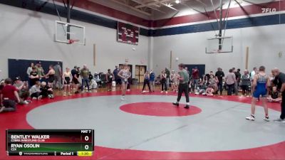 115 lbs Round 1 - Bentley Walker, Cobra Wrestling Club vs Ryan Osolin, C2X