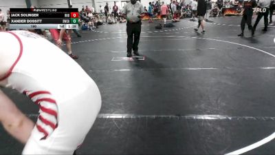 190 lbs Round 2 (4 Team) - Xander Dossitt, Storm Wrestling Center A vs Jack Solinger, Reverence United Blue