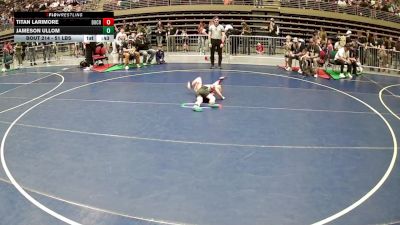 51 lbs Cons. Sub-semis - Titan Larimore, Dove Creek vs Jameson Ullom