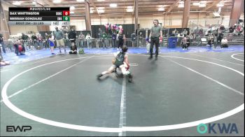 55 lbs Semifinal - Dax Whittington, Duncan Demon Wrestling vs Messiah Gonzalez, Shelton Wrestling Academy