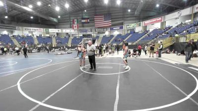 130 lbs Quarterfinal - Kaidence Lobehan Cormier, Team Aggression vs Ezra Martinez, Warrior WC