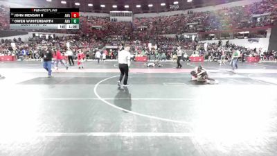 95 lbs Champ. Round 2 - Owen Wusterbarth, Askren Wrestling Academy vs John Mensah Ii, Askren Wrestling Academy