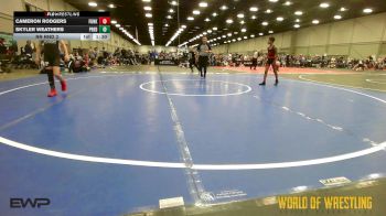 80 lbs Rr Rnd 3 - Cameron Rodgers, Funky Singlets 12U vs Skyler Weathers, Predators 12U