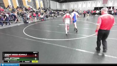 215 lbs Cons. Round 3 - Jeremy Wiggs-Schmalz, Neenah vs Luke Dettmann, Wisconsin Lutheran