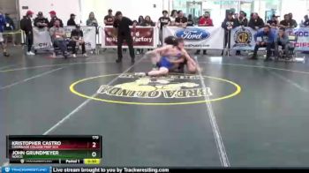 170 lbs Cons. Round 3 - John Grundmeyer, Norco vs Kristopher Castro, Chaminade College Prep Sch