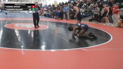 138 lbs Consi Of 8 #1 - Dominic Spears, Platt vs Harrison Williams, Darien