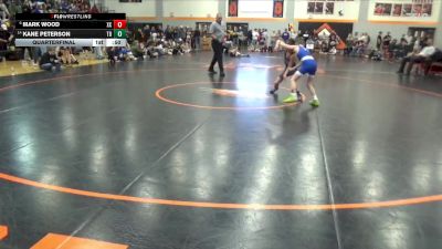 78 lbs Quarterfinal - Kane Peterson, Team Bosco vs Mark Wood, Xavier X-Men